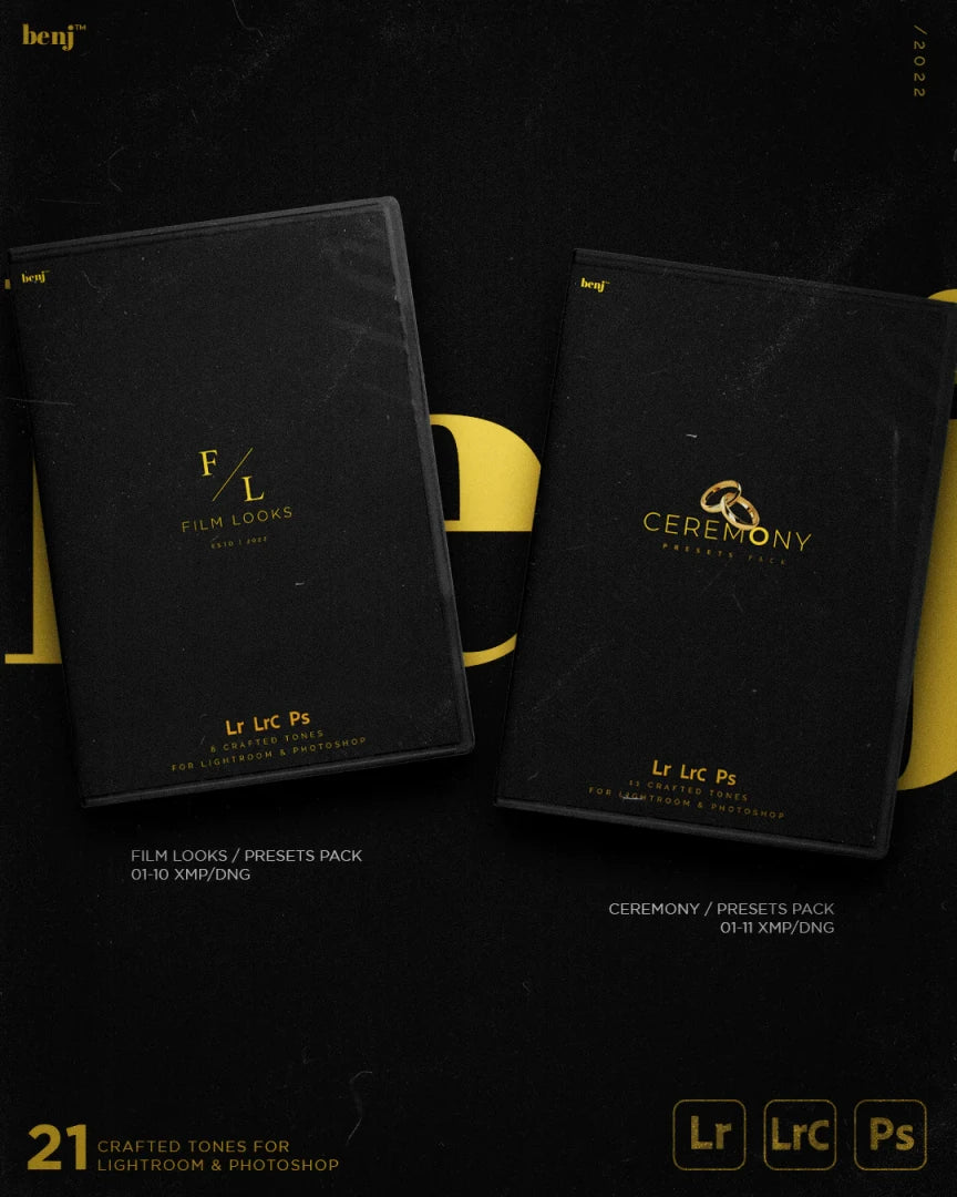 Benj™ – Ceremony x Film Look Presets Bundle - Digital Presets