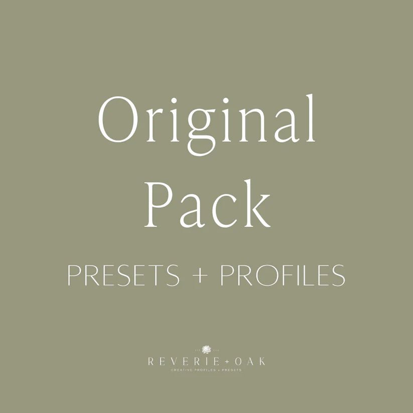 Original Pack Profiles and Presets - Digital Presets