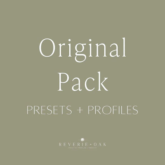 Original Pack Profiles and Presets - Digital Presets